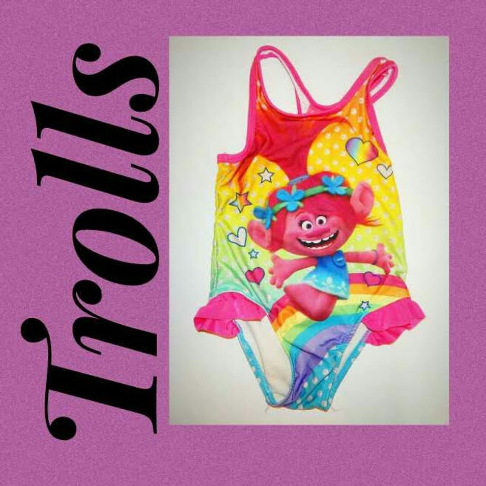 BUY 2 GET 1 Free Trolls one Piece Bathing Suit!!